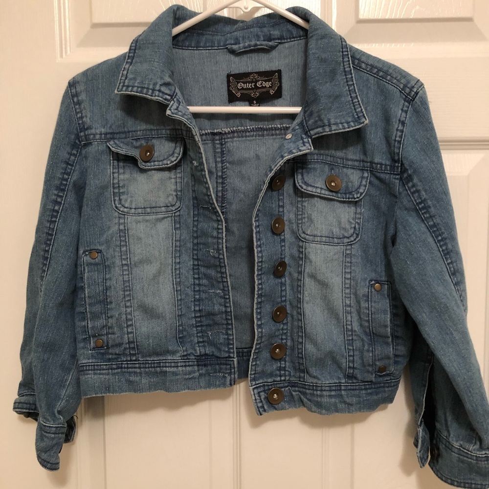Cropped Denim Jacket